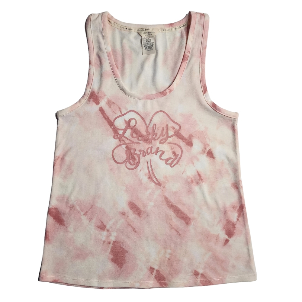 Lucky Brand Pink Tank Top Sz M